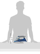 Morphy Richards Super Glide 2000 Watts Steam Iron With Steam Burst, Vertical And Horizontal Ironing, Ceramic Coated Soleplate, Blue | Brand New Seal Packed