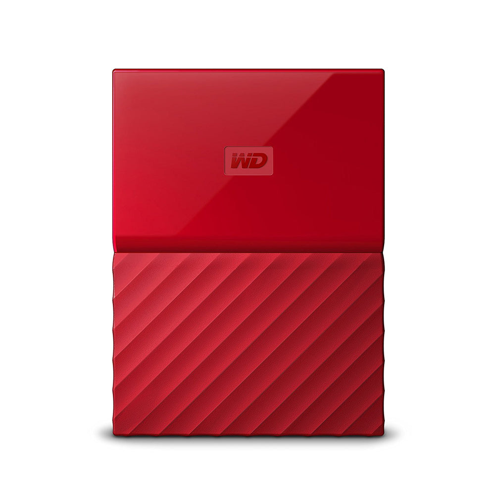 Western Digital 1 TB My Passport External Portable Hard Disk Drive (HDD), USB 3.0, Red, WDBYNN0010BRD