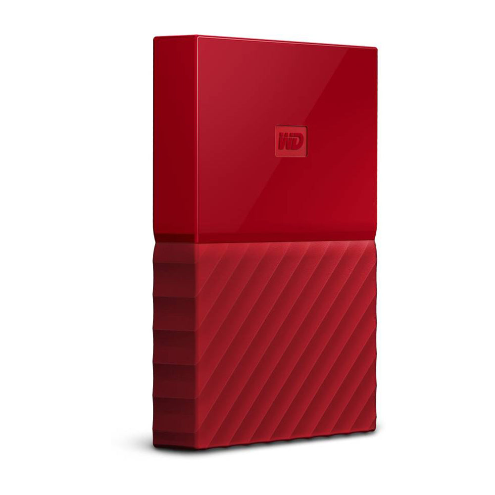 Western Digital 1 TB My Passport External Portable Hard Disk Drive (HDD), USB 3.0, Red, WDBYNN0010BRD