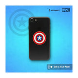 Reconnect Marvel Captain America Pop Socket & Stand, Secure grip, Hands free viewing, Solid stick 3M tape, Free car mount included, Mobile Accessories- DPS101 CA