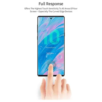 scratchgard 3D Tempered Glass Screen Protector for Samsung Galaxy Note 10 (Clear)