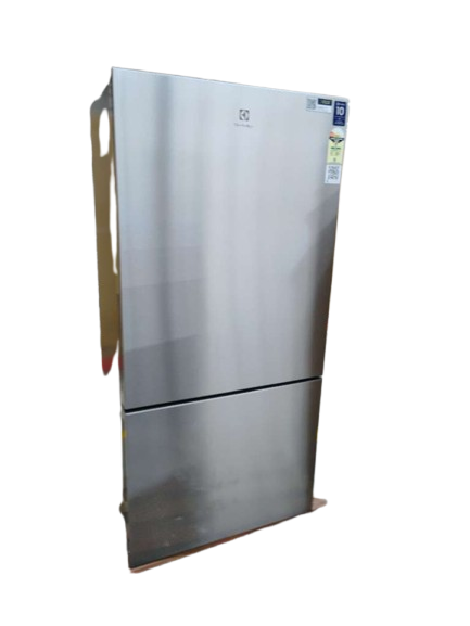 Electrolux 529L Frost Free Inverter Double Door Refrigerator, Bottom Freezer, TasteLockAuto & TasteGuard Technology, Stainless Steel, UltimateTaste 500, EBE5302C-S | Open Box like New |