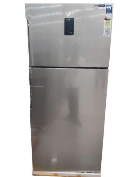 Electrolux 573L Frost Free Inverter Double Door Refrigerator, Top Freezer, TasteLockAuto & TasteGuard Technology, Arctic Silver Steel, UltimateTaste 500, ETE5700C-A | Open Box like New |