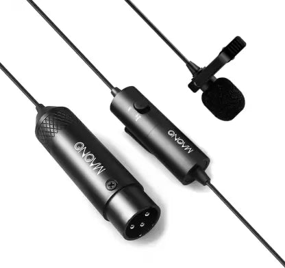 MAONO AU-XLR20 XLR Lavalier Collar Microphone, Condenser Clip-on Mic for Audio , Recording Studio, YouTube Microphone
