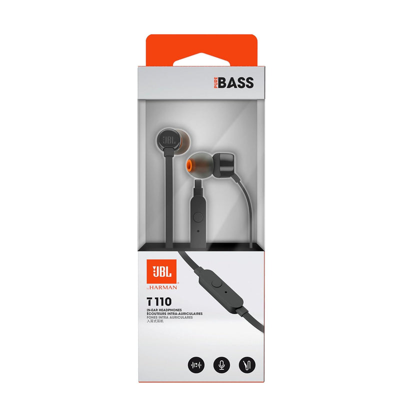 Buy Jbl Tune 110 Wired in Ear Earphones with Mic (Black) Online