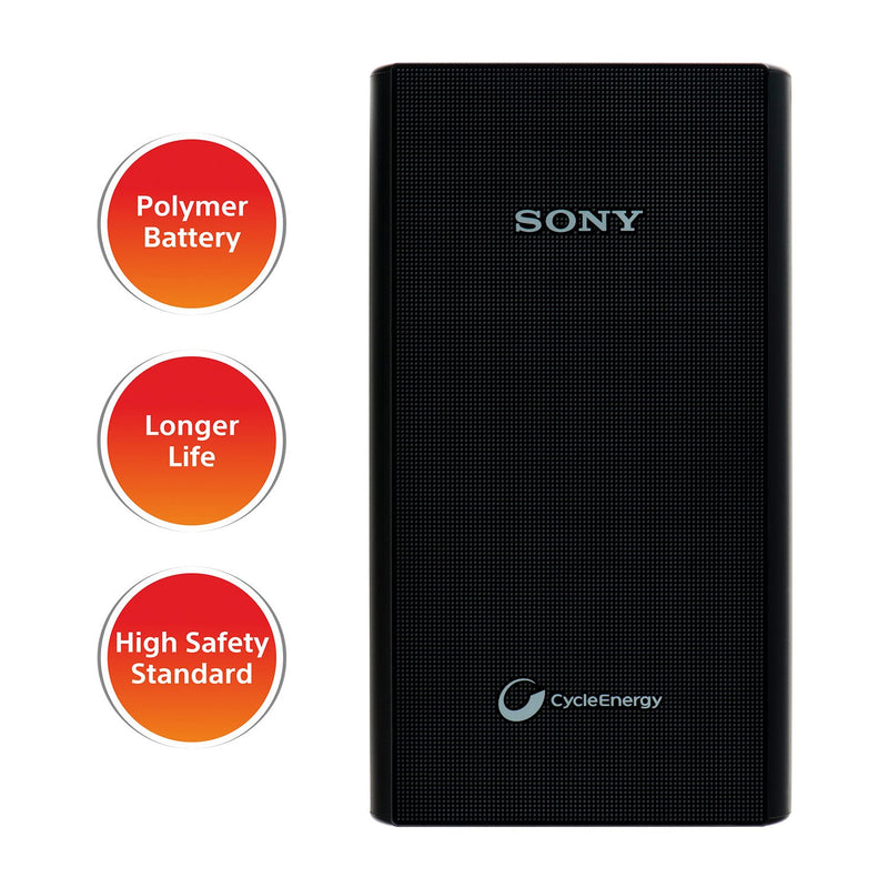 Sony CP-V20A/BC 20000mAH Lithium-Polymer Power Bank (Black)