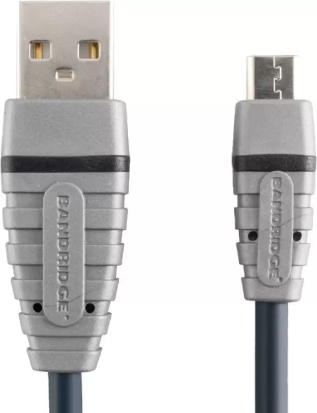 Bandridge Micro USB Cable 2 A 2 m Aluminium BCL4902 BLUE Micro-B USB Cable USB-A M - USB Micro-B M 2.0 m