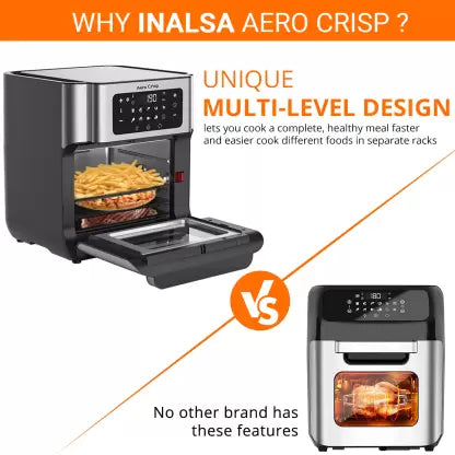 Inalsa Air Fryer Oven 12 L (Aero Crisp)