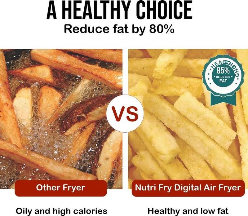 Inalsa Nutri Fry Digital with AirCrisp Technology Air Fryer (4 L)