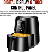 Inalsa Nutri Fry Digital with AirCrisp Technology Air Fryer (4 L)