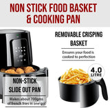 Inalsa Nutri Fry Digital with AirCrisp Technology Air Fryer (4 L)