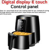 Inalsa Top Chef Digital with AirCrisp Technology, 8 Pre-set Modes Air Fryer (4 L)