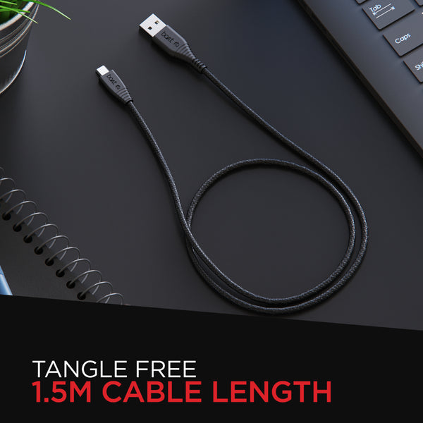 Boat Micro USB Cable 55 1.5m Black