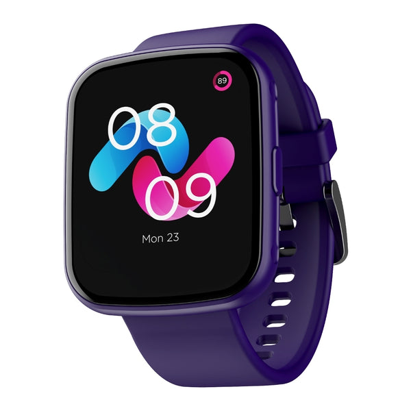 boAt Wave Play Smart Watch 4.30 cm (1.69 inch) HD Display, Heart Rate, SpO2 and Sleep Monitor, Multiple Sports Mode, Health Ecosystem, 100+ Cloud Based Watch Faces, ELECTRIC PURPLE