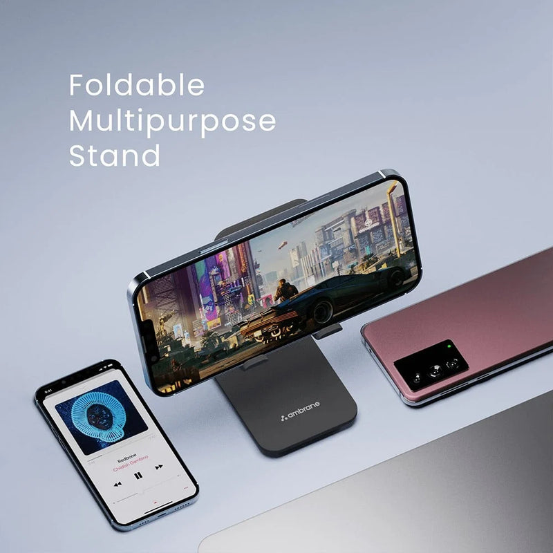 Neopack Unimount Stand, Height Adjustable, 360 Degree Rotating for 4.7" - 12.9" Screen iPhone, Samsung, iPad, Nintendo Switch, Kindle, eBook Reader (Black)