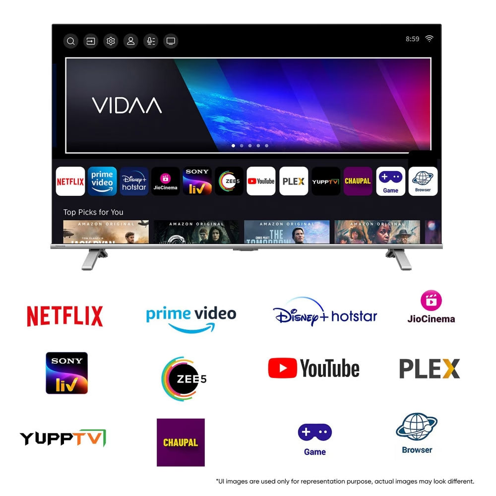Toshiba M450RP 58-Inch 4K QLED Smart TV | Big Screen, Brilliant