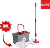 cello TOTAL CLEAN SPIN Mop Set