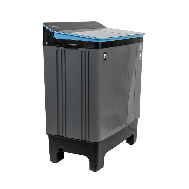 Midea Washing Machine Semi Automatic 8.5KG Glass Lid Black Grey(MWMSA085GPG(KG)