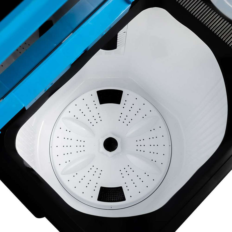 Midea Washing Machine Semi Automatic 8.5KG Glass Lid Black Grey(MWMSA085GPG(KG)