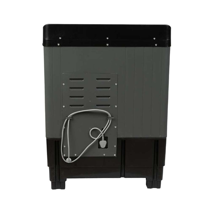 Midea Washing Machine Semi Automatic 7.5Kg Glass Lid Black Grey(MWMSA075GPG(KW)