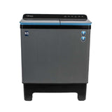 Midea Washing Machine Semi Automatic 8.5KG Glass Lid Black Grey (open Box Like New)