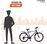 Adrenex by Flipkart CZ300 85% Assembled 26 T Hybrid Cycle/City Bike
