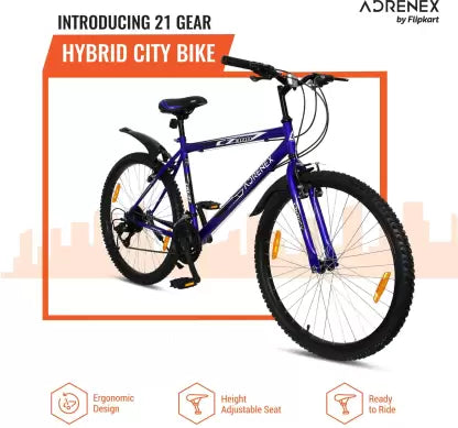 Buy Adrenex by Flipkart CZ300 85 Assembled 26 T Hybrid Cycle City