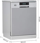 BPL 12 Place Settings Dishwasher (D812S27A, Silver)