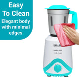 Inalsa Mixer Grinder Dash 600 (3 Jar, White & Blue)