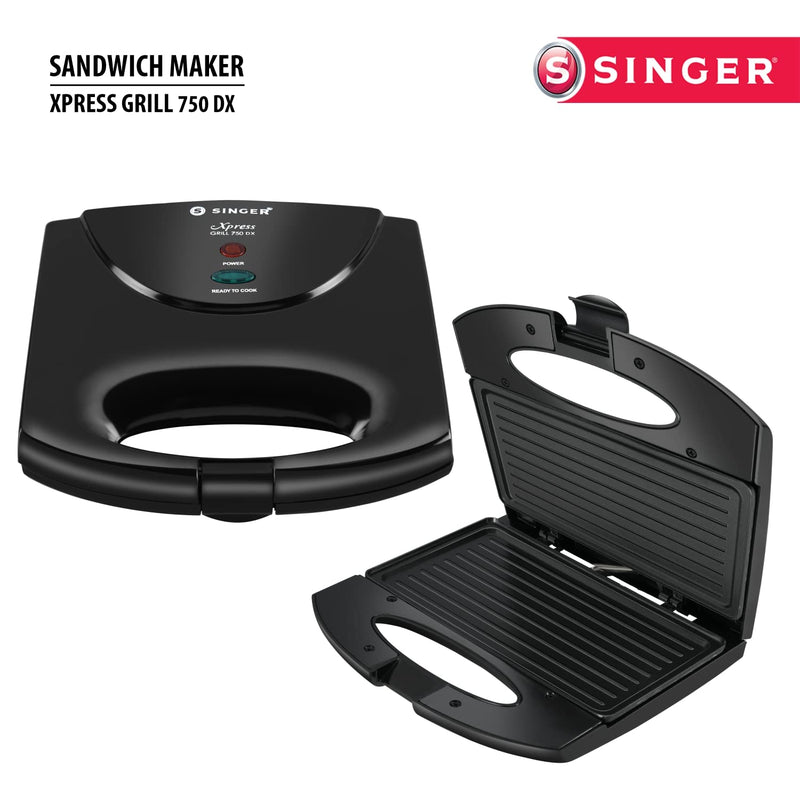 Buy Singer Xpress Grill 750-Watt Sandwich Toaster with Non-stick