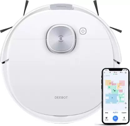 ECOVACS DEEBOT N10 Robotic Floor Cleaner (WiFi Connectivity, Google Assistant and Alexa)