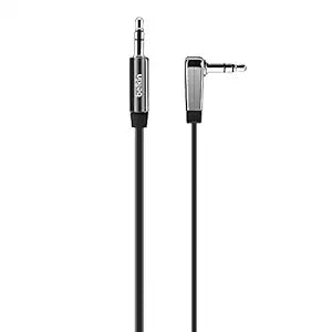 Belkin Mixit Up 3.5Mm Jack Auxiliary Cable For Smartphone (Black, 1.2 Meters)