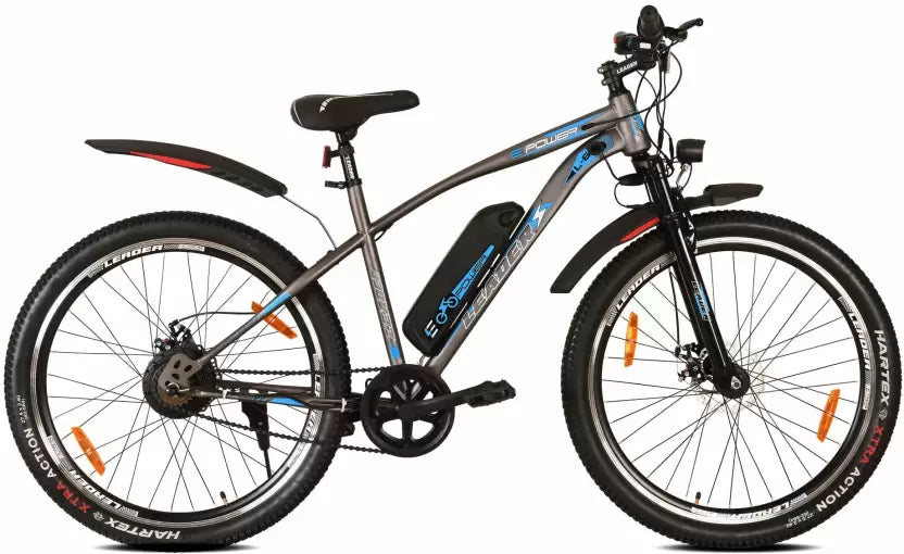 LEADER E-Power L6 27.5T with Front Suspension & Dual Disc Brake 27.5 inches Single Speed Lithium-ion (Li-ion) Electric Cycle