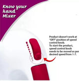 Hand Mixer Easy Mix Red 250W