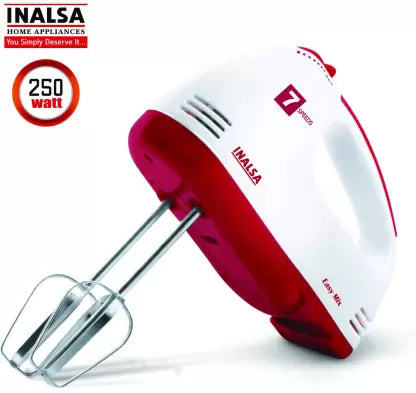 Hand Mixer Easy Mix Red 250W