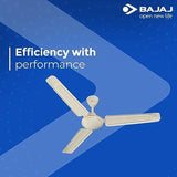 BAJAJ EDGE 9EE 900MM 1200 mm Ceiling Fan-Bianco (Pack of 1)