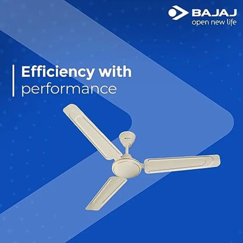 BAJAJ EDGE 9EE 900MM 1200 mm Ceiling Fan-Bianco (Pack of 1)