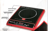 Pigeon 1800 W Induction Cooktop Push Button (Black, Egnite 1800W)
