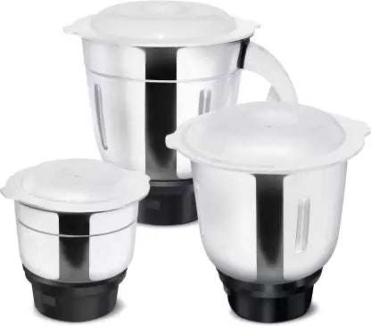 EVEREADY GLOWY DX Glowy 500 Mixer Grinder (3 Jars, White and Green)