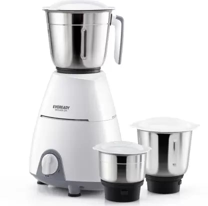 EVEREADY MOLER DX EVEREADY 500 W Mixer Grinder (3 Jars, WHITEAND GREY)