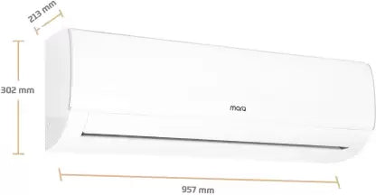 MarQ by Flipkart 1.5 Ton 3 Star Split Inverter AC - White (FKAC153SIAINC, Copper Condenser)