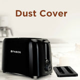Faber FPUT Prime S 750W BK Electric Pop-Up Toaster With Dust Cover - 750 W Pop Up Toaster (Black)