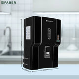 Faber FWP Galaxy Star| RO + UF + MAT| 7 Stage Purification 7 L RO + Minerals Water Purifier (Black)