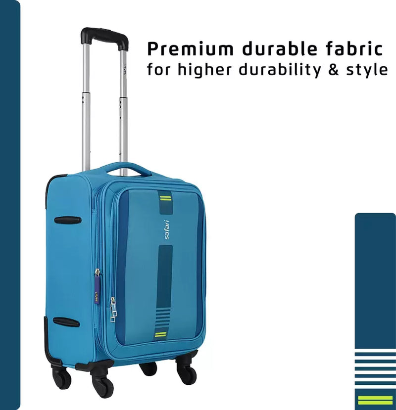 SAFARI GAMMA 55 4W Expandable Cabin Suitcase 4 Wheels - 22 inch