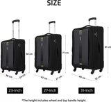 SAFARI GAMMA 75 4W Expandable Check-in Suitcase - 30 inch 1 bag black colour