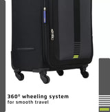 SAFARI GAMMA 75 4W Expandable Check-in Suitcase - 30 inch 1 bag black colour