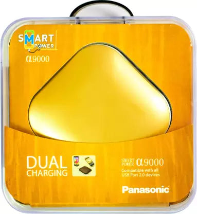 Panasonic 9000 mAh Power Bank  (Gold, Lithium-ion)
