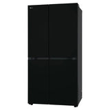 LG 650L Side by Side Refrigerator, Wi-Fi Convertible, DoorCooling+™, Smart Inverter Compressor, Black Mirror Finish, 3 Star (GLB257DBM3, 2025 Model)