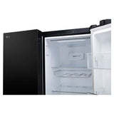LG 650L Side by Side Refrigerator, Wi-Fi Convertible, DoorCooling+™, Smart Inverter Compressor, Black Mirror Finish, 3 Star (GLB257DBM3, 2025 Model)