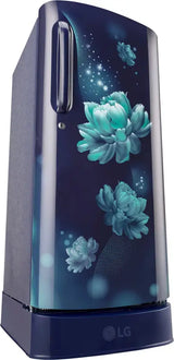 LG 185 L Direct Cool Single Door 3 Star Refrigerator (Blue Charm, GL-D201ABCD)
